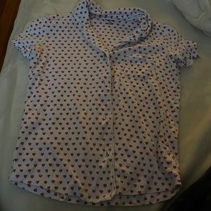 Roller rabbit TOP only Pink hearts